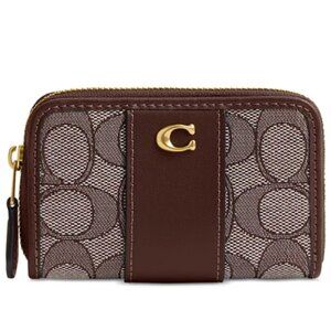 NWT - COACH Essential Small Signature Jacquard Zip Around Card Case